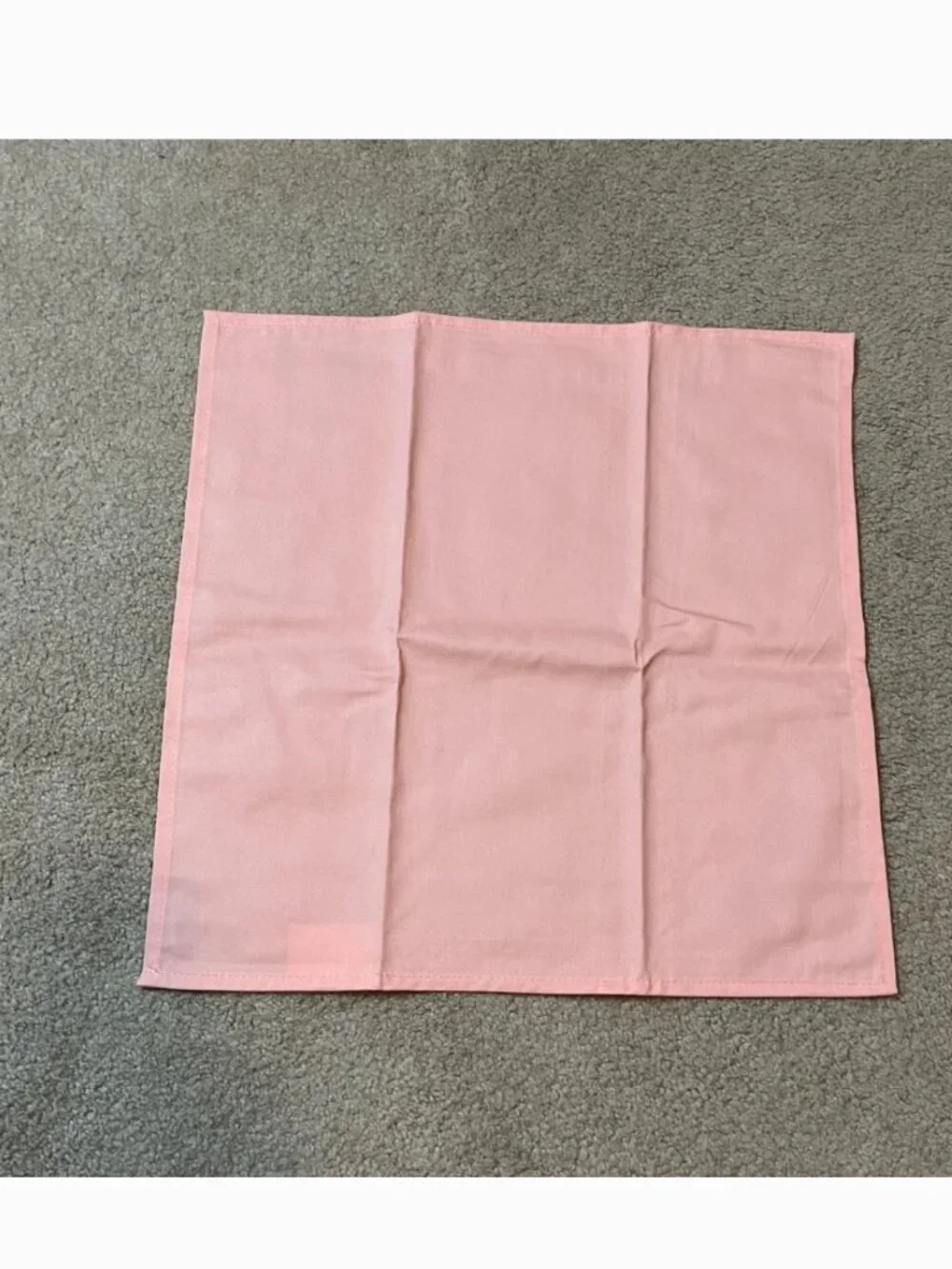 NEW set of 4 peach linen napkins 100% cotton